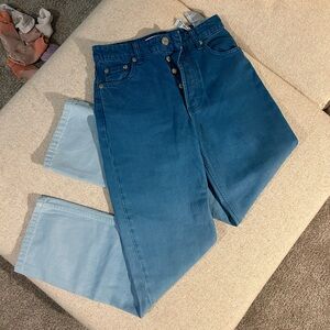 Zara blue jeans size 2